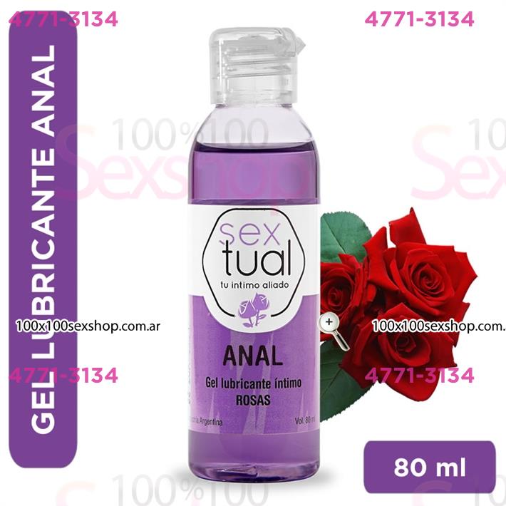 Cód: CA CR T ROSAS80 - Gel anal con aroma a rosas 80 ml - $ 4800